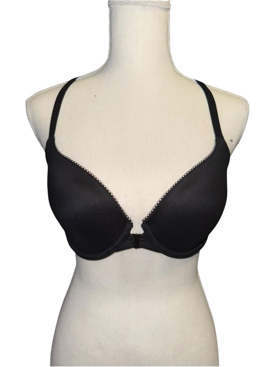 Victoria's Secret Other - Victoria's Secret Black Lined Demi bra, pretty lace triangle back, front closure